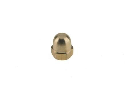 M6 Dome Nut Brass Pack Of 10 Dome Nuts