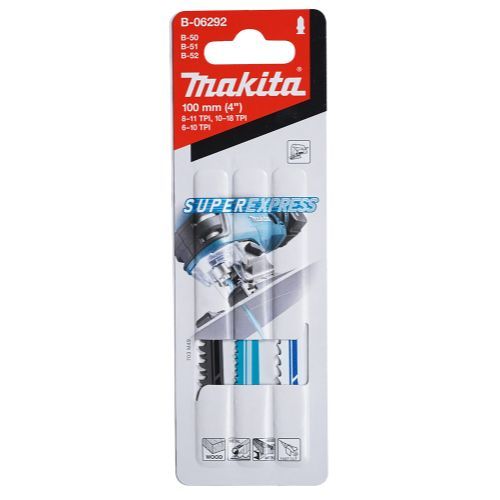 Makita B06292 - Mixed Jigsaw Blade - Pack of 3