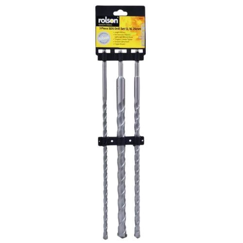 400mm Long SDS Masonry Drill Bits - 3 Piece Set