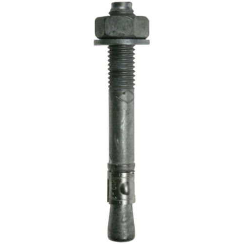 10mm x 100mm - Throughbolt Masonry Anchor - Galvanised - Pack of 10