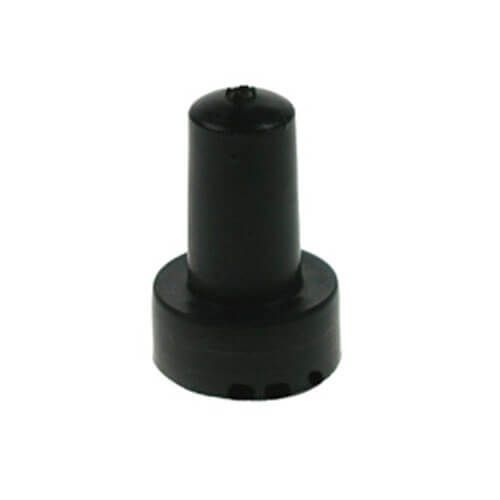 M8 - Dowty Top Hat Cover Cap - Black - Pack of 100