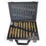 170pcs HSS Titanium Coated Drill Bit Set - 1mm To 10mm In 0.5mm Increments