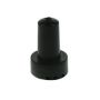 M8 - Dowty Top Hat Cover Cap - Black - Pack of 100