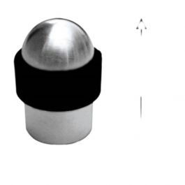 30mm x 45mm - Door Stop Conical Collared Floor Mounted - Stainless ...